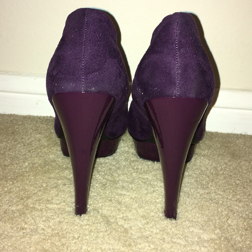 Adala Plum Purple Platform Stilettos